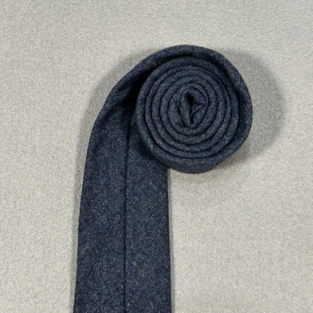 Vintage Pendleton 100% Virgin Wool Blue Tweed Necktie Men’s Made in USA Tie
